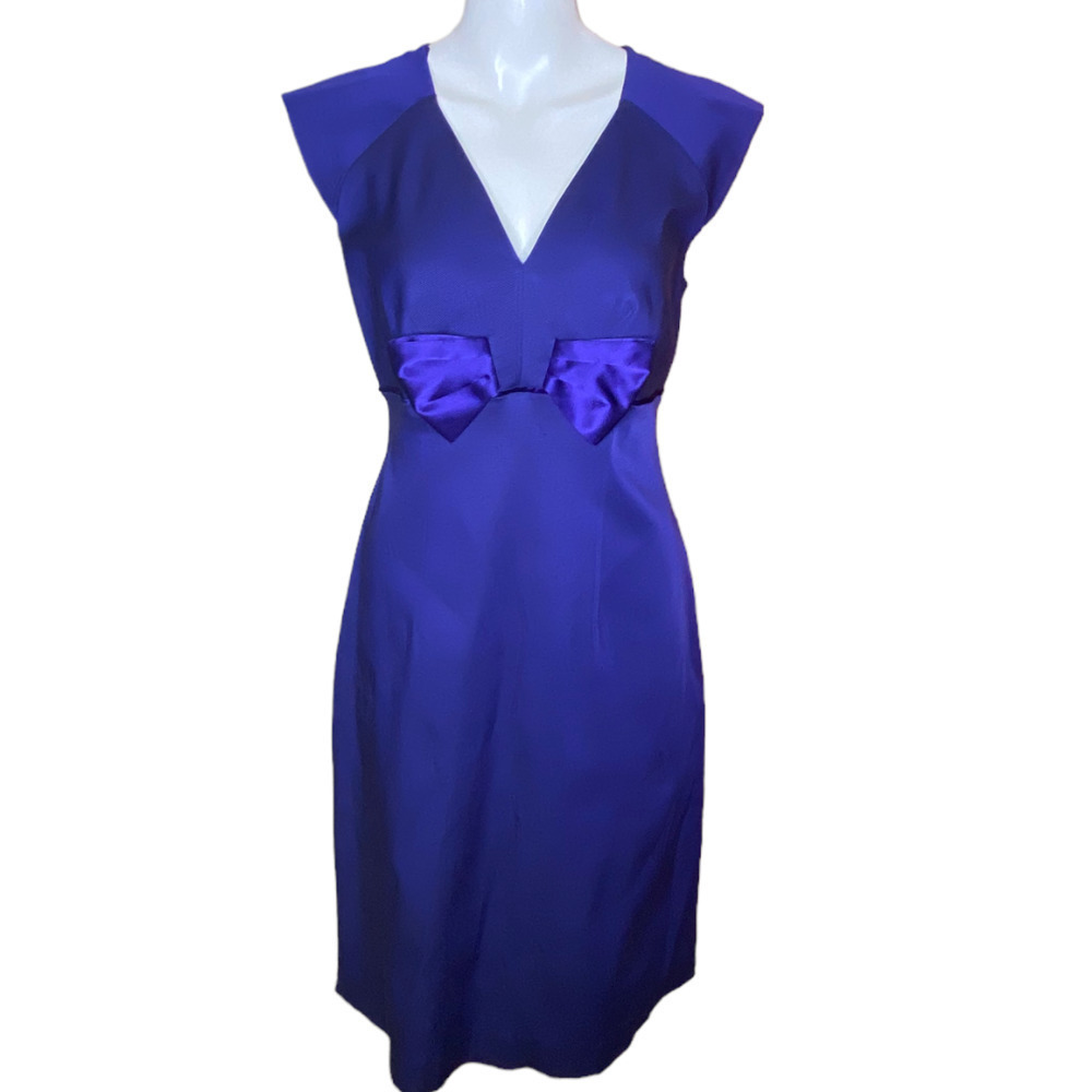 Donna Morgan Cocktail Dress in Blue Size 8